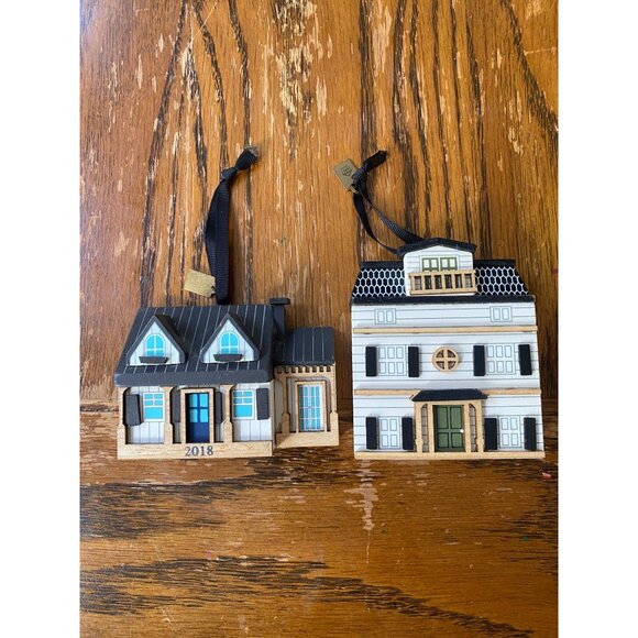 Hearth & Hand With Magnolia 2018 Miniature Dollhouse Ornament Set - White & Blac - Picture 1 of 4